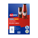 Avery Label Gloss Round L7147 40Mm Diameter Pack Of 240