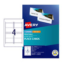 Avery Label Folded Place Card C32073 85Mm X 50Mm 4Up Pack Of 10