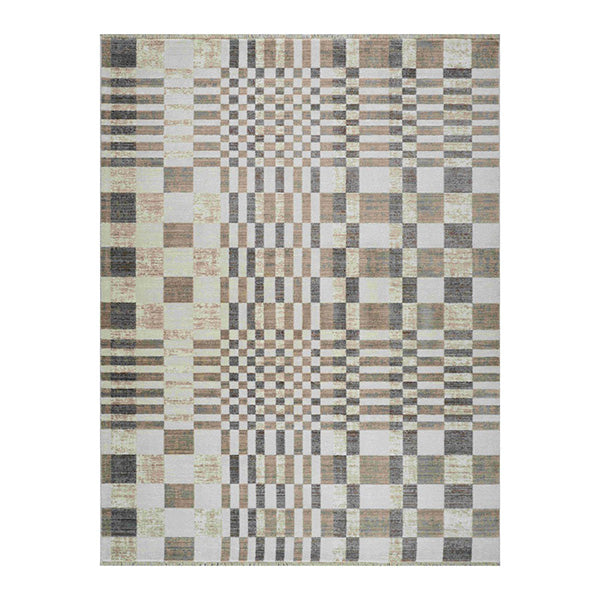 Aviva Hatch Silver Rug 160 X 230 Cm
