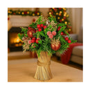 33Cm Christmas Bouquet Berries And Baubles