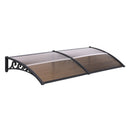 Window Door Awning 0.8mx2m Brown