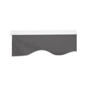 Retractable Folding Arm Awning Outdoor Canopy 200Cmx150Cm Sunshade Grey