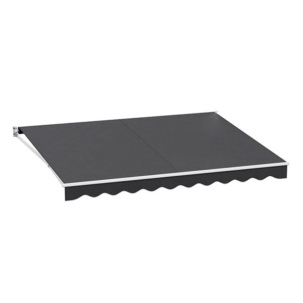 Retractable Folding Arm Awning Outdoor Awning 450Cmx250Cm Canopy Grey