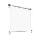 1.5X2.4M Outdoor Blinds Clear Roll Down Awning Retractable Outdoor Blinds Water Wind Proof Transparent