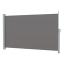 Side Awning Sun Shade Outdoor Blinds Retractable Screen 2X3M Grey