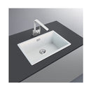 Cream White Kitchen Sink Single Bowl Granite Quartz Stone Mount
