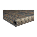 Flatwoven Aztec Anthracite Palm Beach Rug 155Cmx220Cm