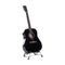 41in Acoustic Wooden Guitar with Bag Black