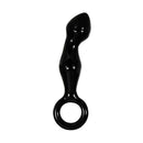 Adam And Eve Black Glass Prostate Massager
