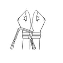 Adam And Eve Bondage Rope Black