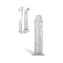 Adam And Eve Crystal Clear 8 Inch Dong Clear
