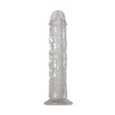 Adam And Eve Crystal Clear 8 Inch Dong Clear