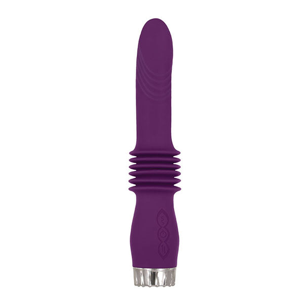 Adam And Eve Deep Love Thrusting Wand Usb Rechargeable Purple Vibrator