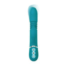 Adam And Eve Eves Rechargeable 9 Inch Thrusting Rabbit Vibrator Green