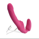 Adam And Eve Eves Vibrating Strapless Strap On Pink 22 Cm