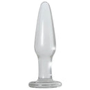 Adam And Eve Glass Anal Training Trio Clear Glass Butt Plugs Set