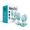 Adam And Eve Glitter Gem 3 Piece Butt Plugs Set Of 3 Sizes