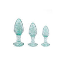 Adam And Eve Glitter Gem 3 Piece Butt Plugs Set Of 3 Sizes