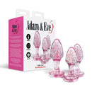 Adam And Eve Glitter Gem 3 Piece Butt Plugs Set Of 3 Sizes