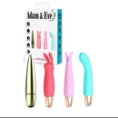 Adam And Eve Playful Seduction Kit Vibrator With 3 Sleeves