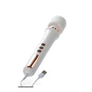 Adam And Eve Rechargeable Magic Massager Wand Rose Gold White 33 Cm