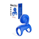 Adam And Eve Rockin And Rollin Snail Vibrating Couples Cage Blue