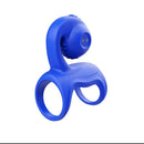 Adam And Eve Rockin And Rollin Snail Vibrating Couples Cage Blue