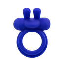 Adam And Eve Rockin Rabbit Vibrating Cock Ring With Remote Blue