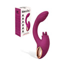 Adam And Eve Rose Gold Clit Tickler 22 Cm Rabbit Vibrator Red