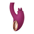 Adam And Eve Rose Gold Clit Tickler 22 Cm Rabbit Vibrator Red