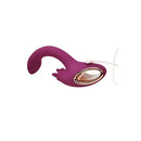 Adam And Eve Rose Gold Clit Tickler 22 Cm Rabbit Vibrator Red