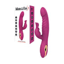 Adam And Eve Rose Gold G Spot Vibrator With Flicking Tip Purple