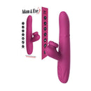 Adam And Eve Rose Gold Revolving Rabbit Vibrator Purple