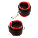 Adam And Eve Scarlet Couture Bondage Cuffs Black Red Restraints