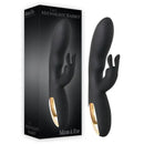 Adam And Eve The Midnight Rabbit Vibrator 8 Inches Black