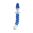 Adam And Eve Twisted Love Glass Dildo Double Ended Glass Dong