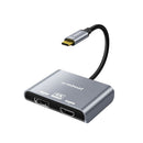 Mbeat Tough Link Usb C To Dp Hdmi Dual 4K60Hz Mst Adapter 4K 3840X2160