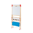 Adjustable Art Easel With Magnetic Chalkboard And Whiteboard Colourful