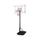 Adjustable Basketball Goal System With Wheels Ball Storage For Kids