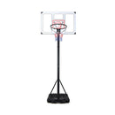 Adjustable Basketball Goal System With Wheels Ball Storage For Kids