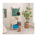 Adjustable Height Double Sided Easel With Magnetic Chalkboard