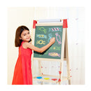 Adjustable Height Double Sided Easel With Magnetic Chalkboard