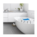 Adjustable Lightweight Shower Bench With Padded Seat Built In Handle
