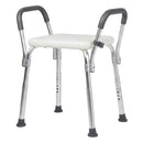 Adjustable Shower Chair Bath Seat With Arms Portable Non Slip Bathroom