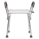 Adjustable Shower Chair Bath Seat With Arms Portable Non Slip Bathroom
