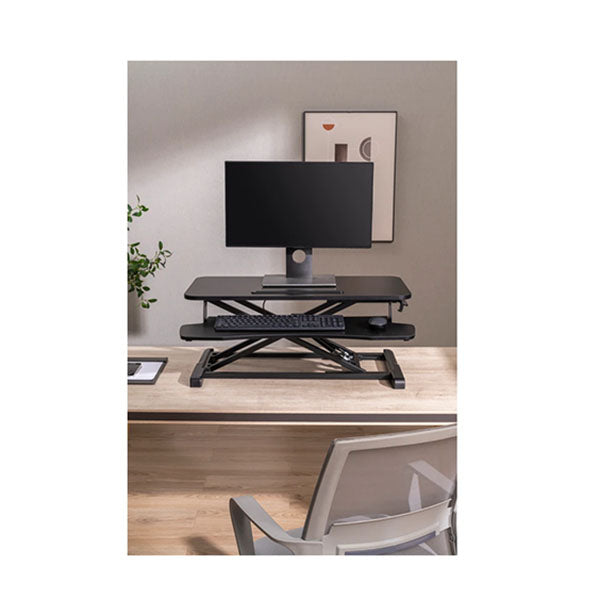 Adjustable Sit Stand Sturdy Durable Desk Riser Pro Height