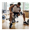 Adjustable Weight Bench With 12kg Adjustable Dumbbell Set