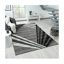 Adora Diamond Stripe Grey Rug