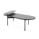 Alaska Oval Coffee Table 1200mm W x 681mm D x 375mm H Black