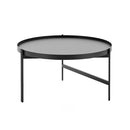Alaska Round Coffee Table 800Mm Diameter X 435Mm H Black